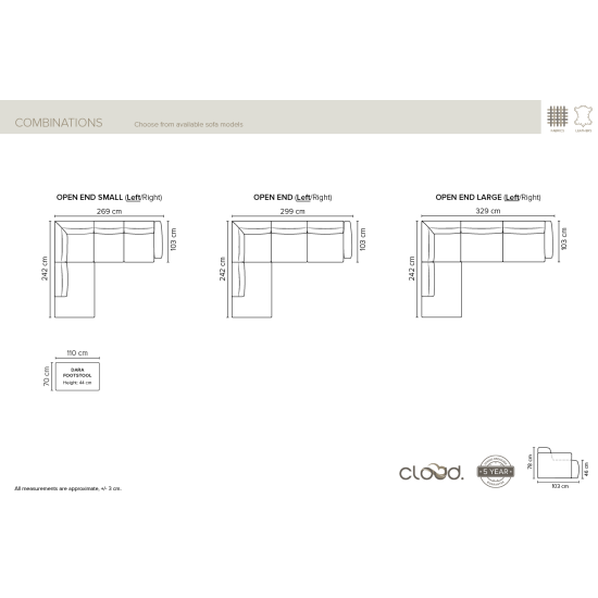 Kampinė sofa DARA (neišskleidžiama) image