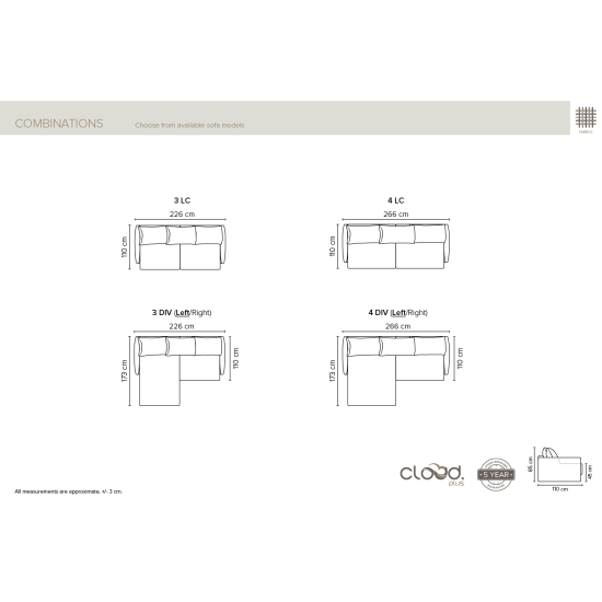Atvira kampinė sofa Band (neišskleidžiama) (modulinė) image