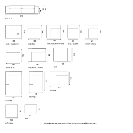 Kampinė sofa  Torino Sofa, Neatrankami kampiniai sofa image