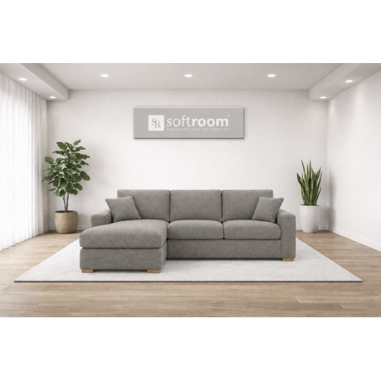 Trumpas kampinis sofa PHOENIX (EXPO) Mūsų sandėlio išpardavimas, Išpardavimas image