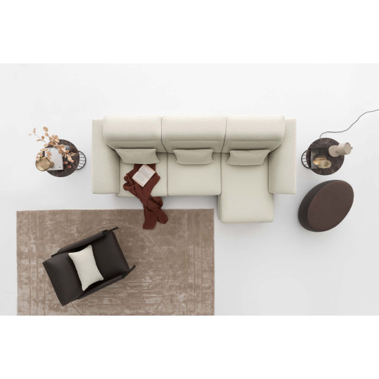 Sofa SWAN DOUBLE 265x110x101h Sofa, Neišsiskiriantys, trivietiai sofai image