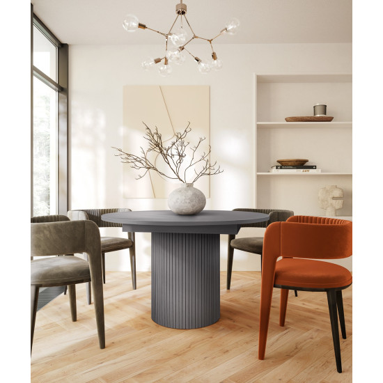 Toscana pietų stalas (Ištraukiamas) (Pilkas) image