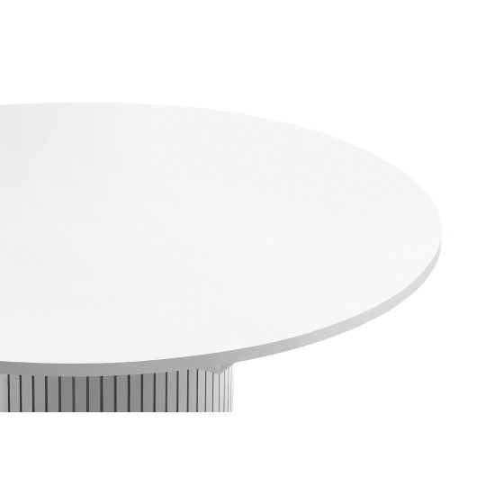 Toscana pietų stalas (Ištraukiamas)(Balta) Woodman kolekcija, Korpuso baldai, Pusryčių stalai image