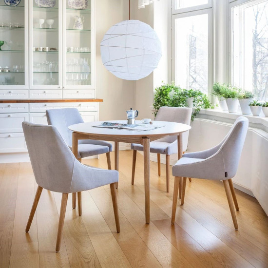 Barbaros pietų stalas (ąžuolas/baltas) image