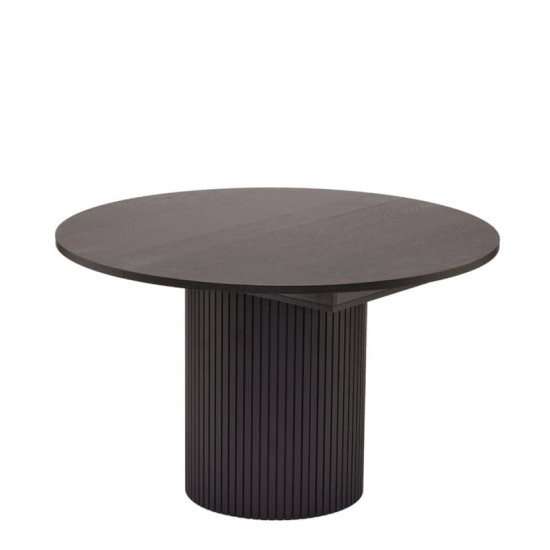 Toscana pietų stalas (Ištraukiamas) (Juodas) Woodman kolekcija, Korpuso baldai, Pusryčių stalai image