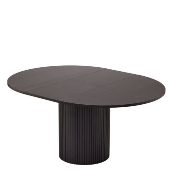 Toscana pietų stalas (Ištraukiamas) (Juodas)