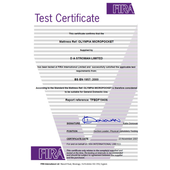 Matracas Stroma Olympia image