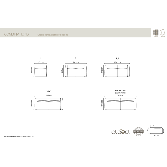 Boulevard Sofa (Nefoldable) (Three-Seater) image