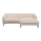 Kampinis sofa BELLE (1.5 vietos + šezlongas)