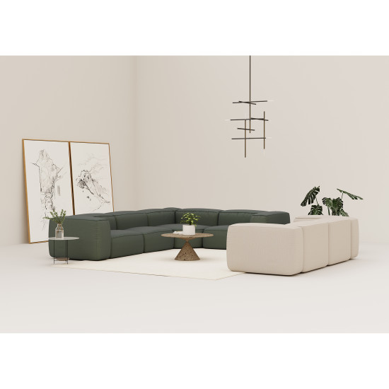 Kampinis sofa LUST Set 1 rankinis (stūrinis, neįtraukiamas) Sofa, Neatrankami kampiniai sofa image