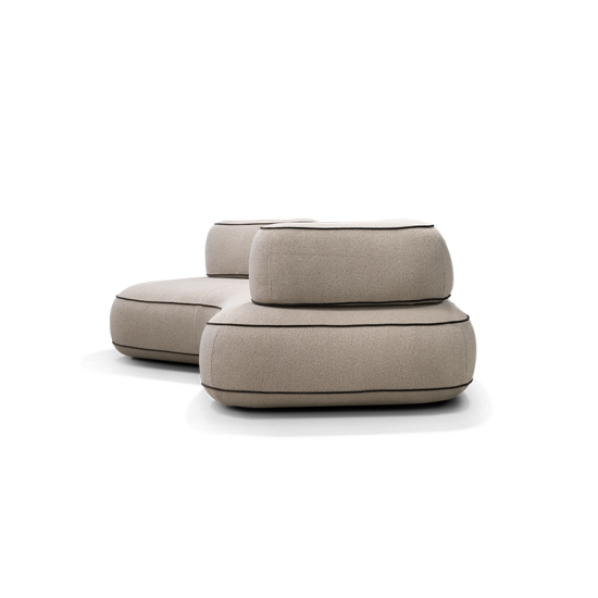 Sofa Skew U (trijų vietų, neišsiskleidžiantis) image