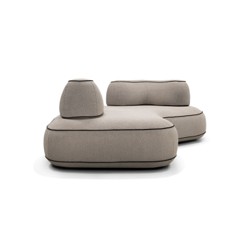 Sofa Skew U (trijų vietų, neišsiskleidžiantis)