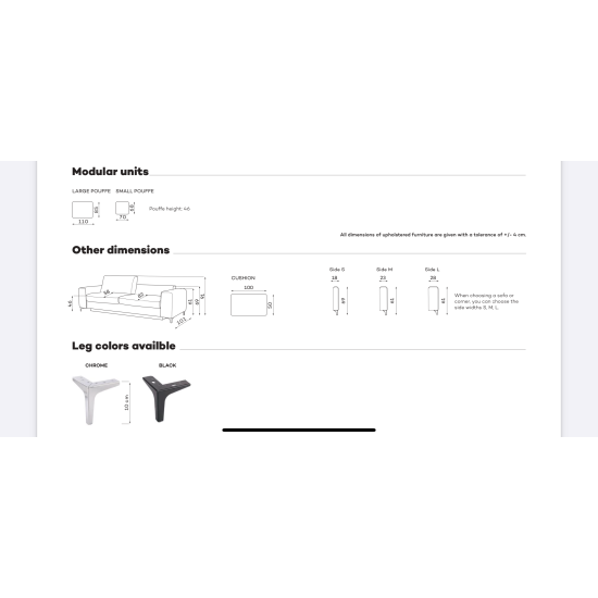 Sofa MOON 3 (trivietė, ištraukiama) Ištraukiami sofai image