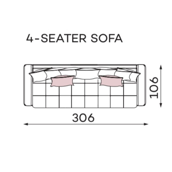Sofa BELAVIO 3 (trijų vietų, neišsiskleidžiantis) Sofa, Neišsiskiriantys, trivietiai sofai image