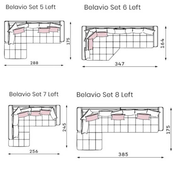 Sofa BELAVIO 3 (trivietė, ištraukiama) image