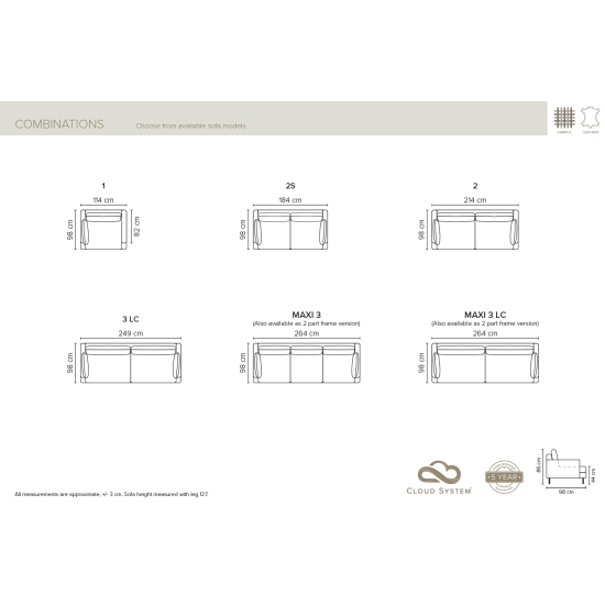 Sofa BOOM (Neištraukiamas) (MAXI3) image