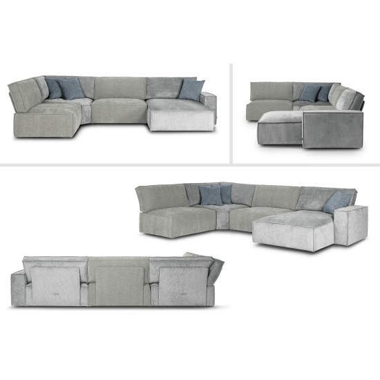 Sofa BONI (Neištraukiamas) (Kampinis, Modulinis) Sofa, Neišsiskiriantys, trivietiai sofai image
