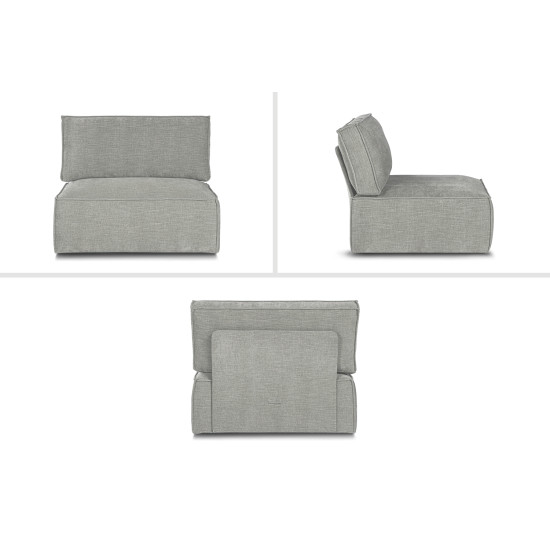 Sofa BONI (Neištraukiamas) (Kampinis, Modulinis) Sofa, Neišsiskiriantys, trivietiai sofai image