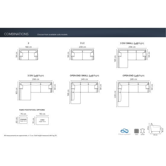 Sofa FARO (Neišsukamas) (Kampinis) Sofa, Neatrankami kampiniai sofa image