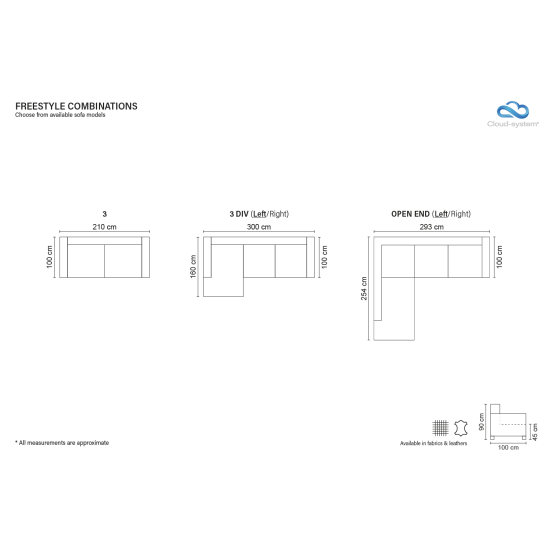 Sofa FREESTYLE (Neišsiskleidžiantis) (Kampinis) Sofa, Neatrankami kampiniai sofa image