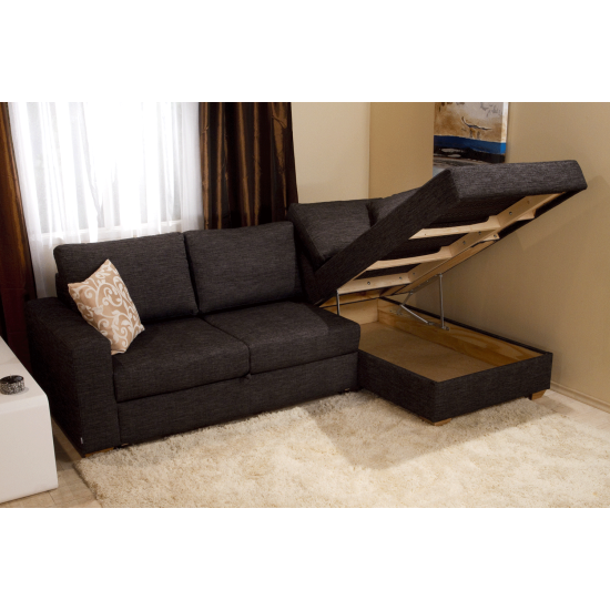 Sofa MIAMI (Ištraukiamas) (Kampinis) Ištraukiami sofai, Ištraukiami kampiniai sofai image
