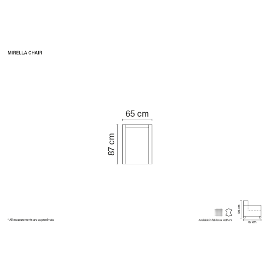 MIRELLA Kėdė (Neištraukiama) (Poilsio) image