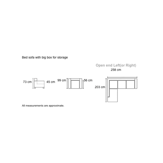 Sofa NARDO (Ištraukiamas) (Kampinis) Ištraukiami sofai, Ištraukiami kampiniai sofai image