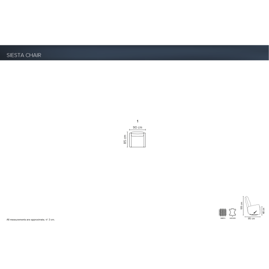 Poilsio kėdė SIESTA (Reguliuojama) Kėdės, Reglaineriai image