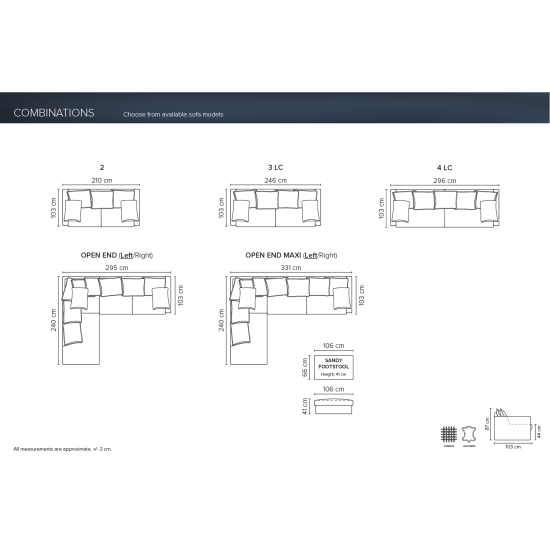 SANDY Sofa (Nefoldable) (Three-Seater) image