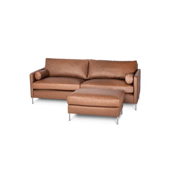 Colorado sofa su pufu (neatskleidžiamas) (dvivietis) Sofa, Neizvelkamie, divvietiniai sofos image