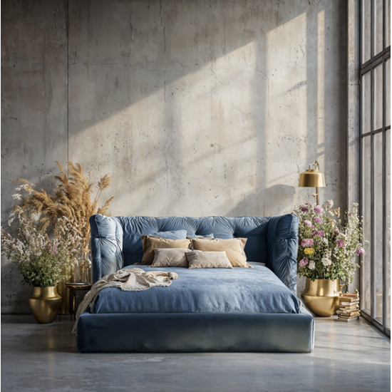 Lova Puffy (Itališkas dizainas) Lovos, Dizainerių gultas image