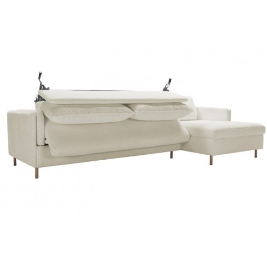 Kampinis, ištraukiamas sofų lova Lucy (Chaiselongue) Sofa, Ištraukiami sofai, Ištraukiami kampiniai sofai image