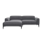 Kampinis, modulinis sofa VOLUZZI (1.5 vietos + šezlongas)