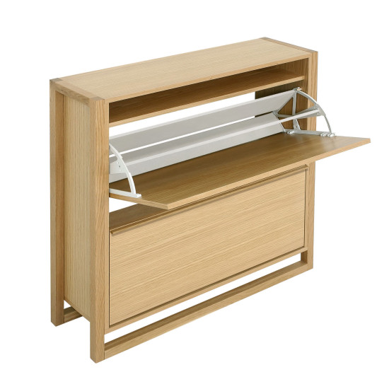 Eigen ąžuolo medžio baldų stovas Woodman kolekcija, Korpuso baldai, Drabužių spintos baldai image