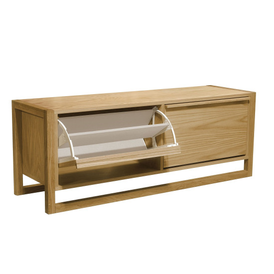 Eigen ąžuolo medžio baldų stovas Woodman kolekcija, Korpuso baldai, Drabužių spintos baldai image