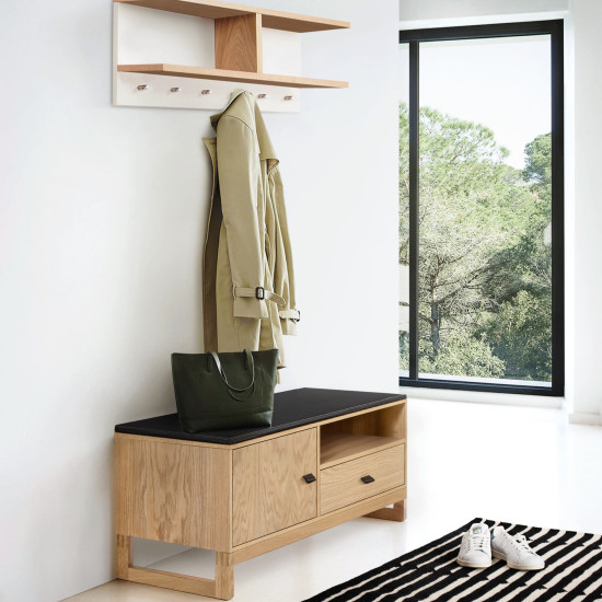 Eigen ąžuolo medžio baldų stovas image