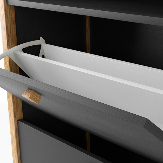 Eigen ąžuolo medžio baldų stovas image