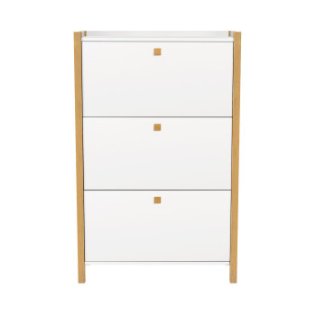 Hannover 3 apavu skapis (Balts)