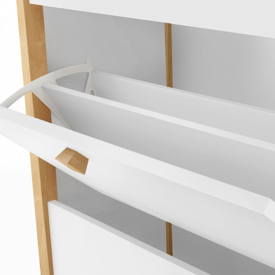 Eigen ąžuolo medžio baldų stovas Woodman kolekcija, Korpuso baldai, Drabužių spintos baldai image