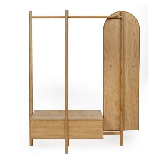 Eigen ąžuolo medžio baldų stovas Woodman kolekcija, Korpuso baldai, Drabužių spintos baldai image