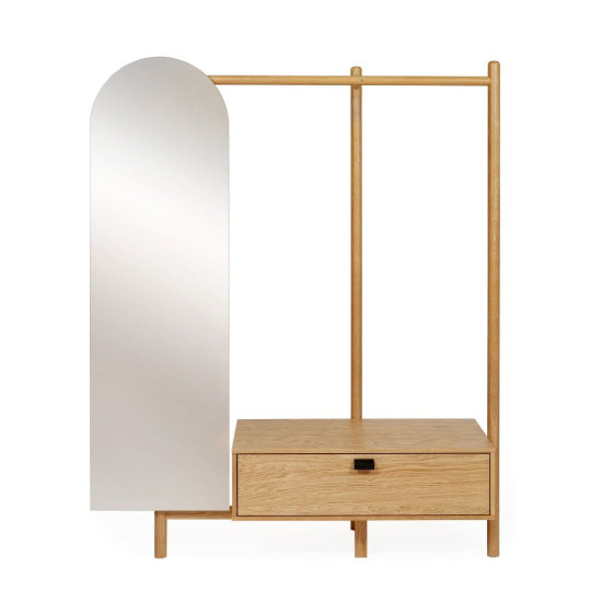 Eigen ąžuolo medžio baldų stovas Woodman kolekcija, Korpuso baldai, Drabužių spintos baldai image