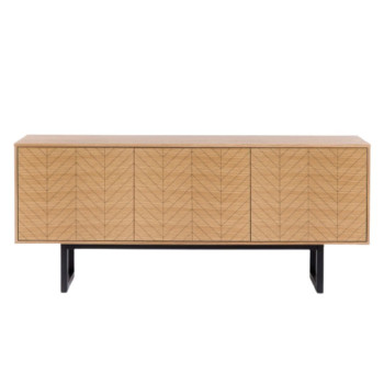 Camden Herringbone rašto komoda (žema)