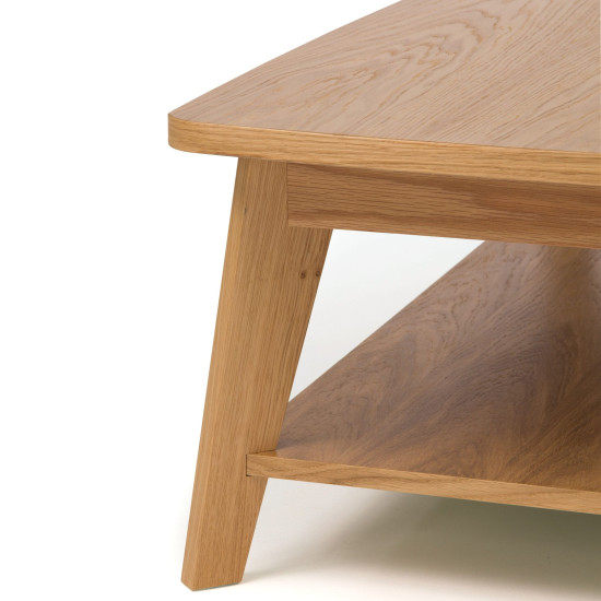 Jaunatnes kavēšanās kafijas galdiņš Woodman kolekcija, Korpuso baldai, Kavos staliukai image