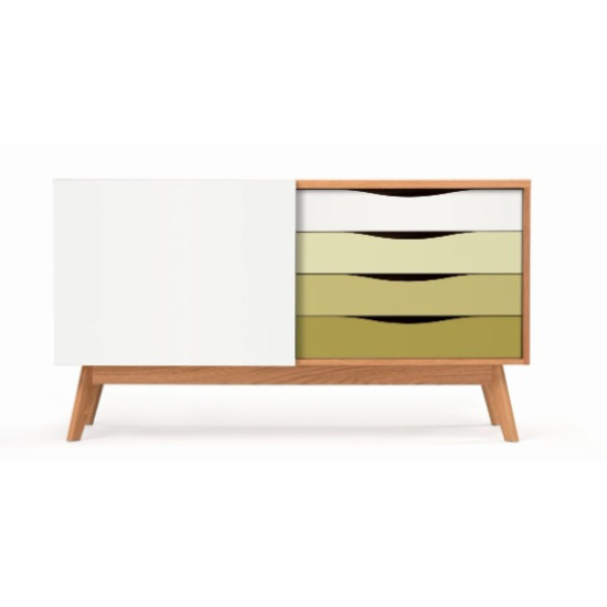 Avon siauras knygų lentynos Olive image