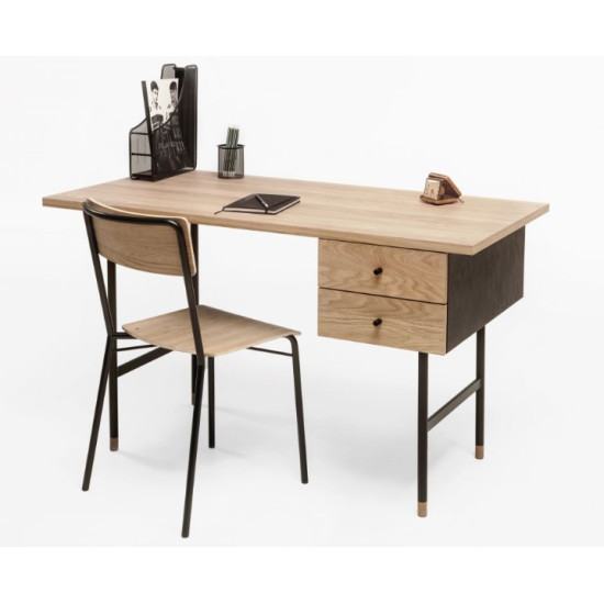 Jaunimo rašomasis stalas (ąžuolas) Woodman kolekcija, Korpuso baldai, Rašytuvai image