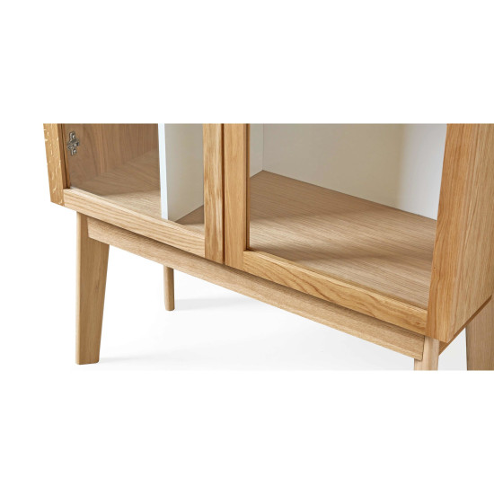 Avon vitrina (balta) Woodman kolekcija, Korpuso baldai, Vitrinos image