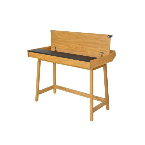 Brompton Sulankstomas Darbo Stalas (Ąžuolas-Mėlynas) Woodman kolekcija, Korpuso baldai, Rašytuvai image