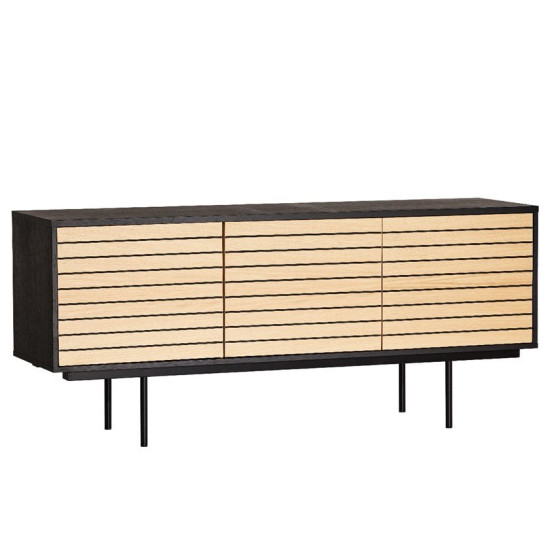 Juostelėta bufetė (žema) Woodman kolekcija, Korpuso baldai, Komodos image