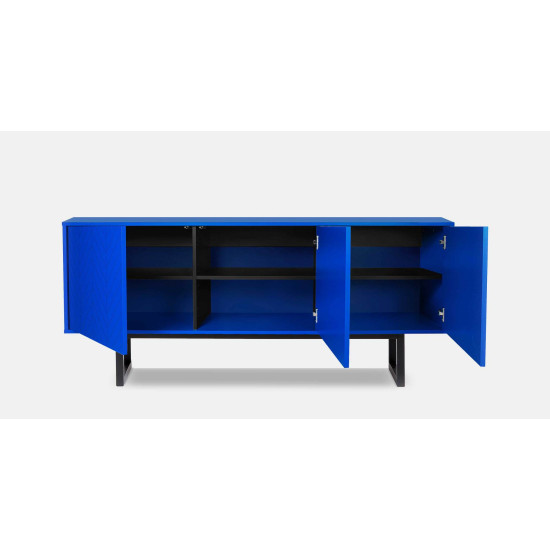 Kumode Camden Herringbone Mėlynas Raštas (Žemas) image