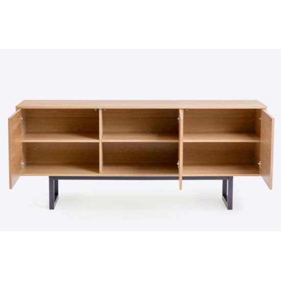 Camden deimantinio rašto komoda (žema) Woodman kolekcija, Korpuso baldai, Komodos image